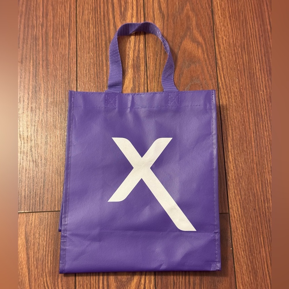 Purple Xfinity Reusable Tote Bag